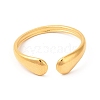 Ion Plating(IP) Ion Plating(IP) 201 Stainless Steel Open Cuff Ring RJEW-E063-44G-2