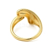 Pea Brass Finger Rings for Women RJEW-A048-12G-3