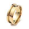 201 Stainless Steel Grooved Finger Ring RJEW-WH0004-32E-G-1