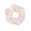 Solid Color Slick Cloth Ponytail Scrunchy Hair Ties PW-WG0966B-06-1