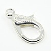 Tibetan Style Alloy Lobster Claw Clasps PALLOY-O027-S01-1