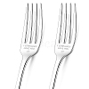 Globleland 1 Set 2Pcs 304 Stainless Steel Fork AJEW-GL0001-19-066-1