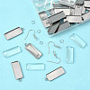 DIY Rectangle Dangle Earring Making Kits DIY-FS0009-20-3