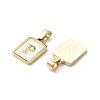 Ion Plating(IP) 304 Stainless Steel Pave Shell Pendants STAS-G327-01G-P-2