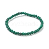 Synthetic Malachite Beaded Stretch Bracelets BJEW-A117-A-16-2