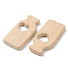 Natural Beech Wood Linking Rings WOOD-I017-04-2