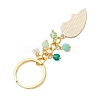 2Pcs Alloy Enamel Charm Keychains KEYC-JKC01093-5