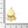 Real 18K Gold Plated Brass Pendants KK-A198-01G-04-3