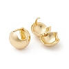 Rack Plating Brass Round Ball Hinged Hoop Earrings for Women EJEW-B014-21G-2