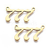 201 Stainless Steel Pendant Links STAS-S110-115G-07-1