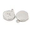 Non-Tarnish 304 Stainless Steel Pendants STAS-A099-07P-2