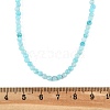 Natural Amazonite Beaded Necklaces NJEW-K114-B-A07-5