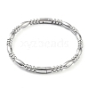 Non-Tarnish 201 Stainless Steel Hinged Bangle STAS-Z057-01C-1