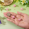 5Pcs Glass Beaded Pendants FIND-TA0009-10-5