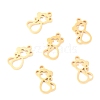 304 Stainless Steel Charms STAS-O142-48G-1
