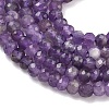 Natural Amethyst Bead Strands G-P279-74-4mm-01-4