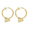 Brass Clip-on Earring Converters Findings KK-T038-243G-1