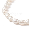 Natural Baroque Keshi Pearl Beaded Necklace with 304 Stainless Steel Clasp for Women NJEW-JN04083-2