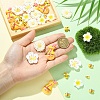35Pcs 7 Styles Opaque Resin Cabochons RESI-YW0006-45-3