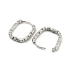 Non-Tarnish 304 Stainless Steel Hoop Earring STAS-A091-17A-P-2