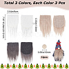 Artificial Wool Gnome Beard Costume Beard DIY-WH0188-94B-2