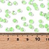 6/0 Inside Colours Transparent Glass Seed Beads SEED-T007-07D-4