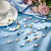  72Pcs 18 Colors Handmade Porcelain Beads PORC-NB0001-16-4