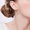 SHEGRACE Brass Dangle Earrings JE722B-1-3