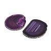 Dyed & Heated Natural Agate Slice Cabochons GG-CBAAF67-01C-2
