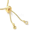 Long-Lasting Plated Brass Round Bead Slider Beacelets for Women Men BJEW-E089-01G-03-3