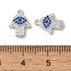 Brass Micro Pave Cubic Zirconia Pendants KK-S391-05P-3