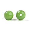 Opaque Solid Color Glass Beads GLAA-N007-8mm-A11-2