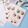 DIY Fruit & Rabbit Drop Earring Making Kit DIY-SZ0007-52-5