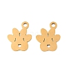 201 Stainless Steel Pendants STAS-Z195-02G-03-1