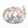 Natural Morganite Beads Strands G-R446-10mm-06-2