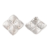 Tarnish Resistant Ion Plating(IP) 304 Stainless Steel Stud Earrings EJEW-G395-10P-1