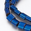 Electroplated Non-magnetic Synthetic Hematite Beads Strands G-P392-U-3