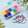 110G 10 Colors Handmade Polymer Clay Beads CLAY-SZ0001-28-4