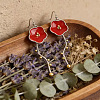 Alloy Enamel Dangle Earrings for Women WG98B65-01-4