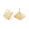 201 Stainless Steel Stud Earrings Finding STAS-B035-05G-1