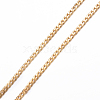 Ion Plating(IP) 304 Stainless Steel Curb Chain Necklaces NJEW-K099-04G-3