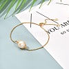 Natural Baroque Pearl Keshi Pearl Necklace for Girl Women BJEW-JB06856-01-2