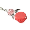 Resin & Alloy & Glass Keychain KEYC-MZ00015-04-4