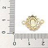 Rack Plating Brass Micro Pave Clear Cubic Zirconia Religion Virgin Mary Connector Charms KK-L224-094G-04-3