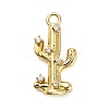 Brass Micro Pave Cubic Zirconia Pendants KK-L229-066G-1
