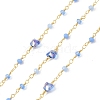 Butterfly & Round Glass Beaded Chains CHS-P016-38G-06-1