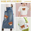Computerized Embroidery Polyester with Fur Iron on/Sew on Patches DIY-WH0671-397A-7