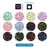 1200Pcs 12 Colors Opaque Acrylic European Beads MACR-TA0001-20-19