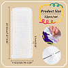 Polyester Lace Aida Cloth Bookmarks for Cross Stitch Making AJEW-WH0248-374-2