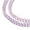 Transparent Gradient Color Glass Beads Strands GLAA-H021-01B-26-3